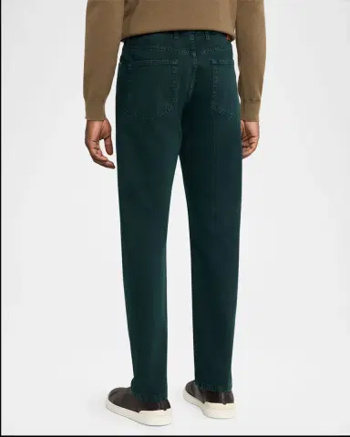 Zegna Men's Marble-Effect Cotton Slim Five-Pocket Pants | Thumbnail 2 Zegna Men's Marble-Effect Cotton Slim Five-Pocket Pants | Thumbnail 2
