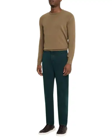 Zegna Men's Marble-Effect Cotton Slim Five-Pocket Pants | Thumbnail 1 Zegna Men's Marble-Effect Cotton Slim Five-Pocket Pants | Thumbnail 1