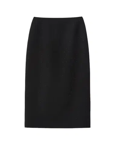 Lafayette 148 New York Crystal-Embellished Crepe Midi Skirt | Thumbnail 1 Lafayette 148 New York Crystal-Embellished Crepe Midi Skirt | Thumbnail 1