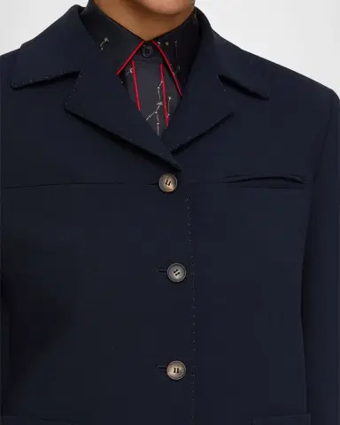 Lafayette 148 New York Pick Stitch Double-Face Wool Jacket | Thumbnail 11 Lafayette 148 New York Pick Stitch Double-Face Wool Jacket | Thumbnail 11