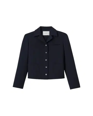 Lafayette 148 New York Pick Stitch Double-Face Wool Jacket | Thumbnail 1 Lafayette 148 New York Pick Stitch Double-Face Wool Jacket | Thumbnail 1