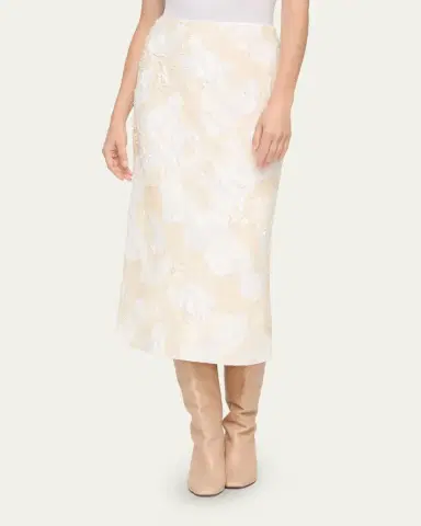Lafayette 148 New York Straight Sequin Midi Skirt | Thumbnail 4 Lafayette 148 New York Straight Sequin Midi Skirt | Thumbnail 4