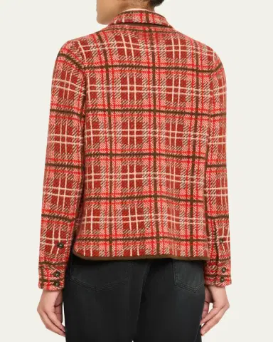 Guest in Residence Dylan Plaid Cashmere Shirt | Thumbnail 3 Guest in Residence Dylan Plaid Cashmere Shirt | Thumbnail 3