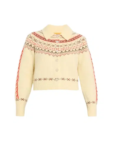 Guest in Residence Cloud Chalet Fair Isle Raglan Cardigan | Thumbnail 1 Guest in Residence Cloud Chalet Fair Isle Raglan Cardigan | Thumbnail 1