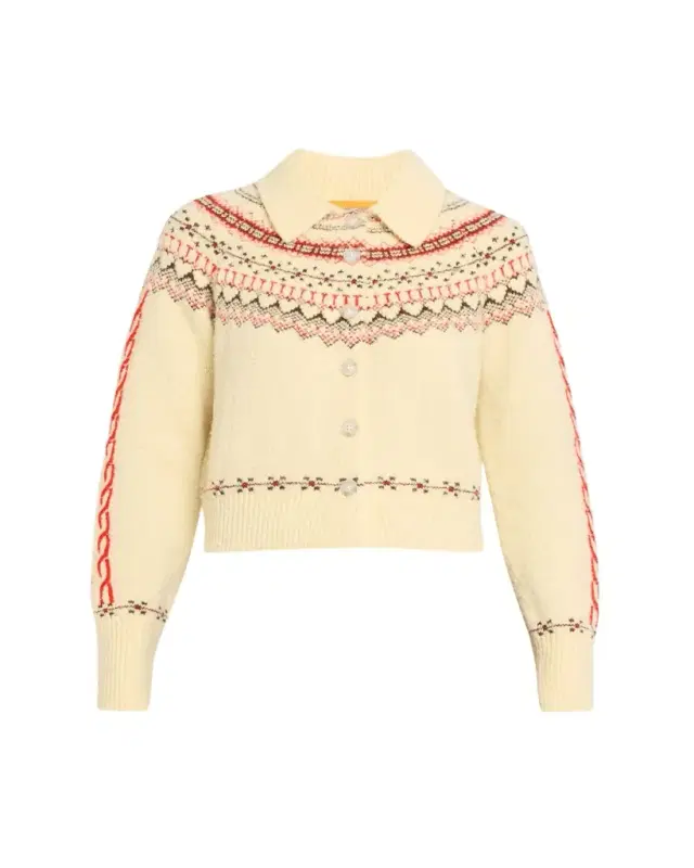 Cloud Chalet Fair Isle Raglan Cardigan