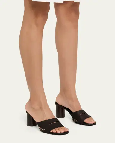 JW Anderson Leather Loafer-Inspired Mule Sandals | Thumbnail 2 JW Anderson Leather Loafer-Inspired Mule Sandals | Thumbnail 2