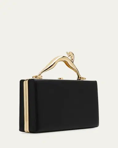 Lanvin Fusion Cat Leather Top-Handle Bag | Thumbnail 3 Lanvin Fusion Cat Leather Top-Handle Bag | Thumbnail 3