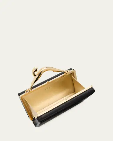 Lanvin Fusion Cat Leather Top-Handle Bag | Thumbnail 4 Lanvin Fusion Cat Leather Top-Handle Bag | Thumbnail 4