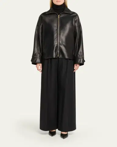DARKPARK Celine Nappa Leather Aviator Jacket | Thumbnail 2 DARKPARK Celine Nappa Leather Aviator Jacket | Thumbnail 2