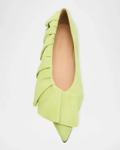 JW Anderson Suede Ruffle Ballerina Flats | Thumbnail 5 JW Anderson Suede Ruffle Ballerina Flats | Thumbnail 5