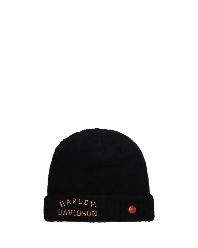 God’s True Cashmere x Harley-Davidson Men's Boucle Cashmere Beanie