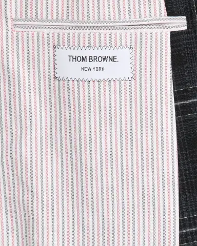 Thom Browne Men's Wool Windowpane Plaid Sport Coat | Thumbnail 10 Thom Browne Men's Wool Windowpane Plaid Sport Coat | Thumbnail 10