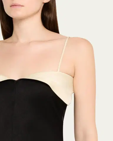 Nanushka Nelma Two-Tone Foldover Gown | Thumbnail 5 Nanushka Nelma Two-Tone Foldover Gown | Thumbnail 5