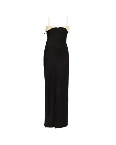 Nanushka Nelma Two-Tone Foldover Gown | Thumbnail 1 Nanushka Nelma Two-Tone Foldover Gown | Thumbnail 1