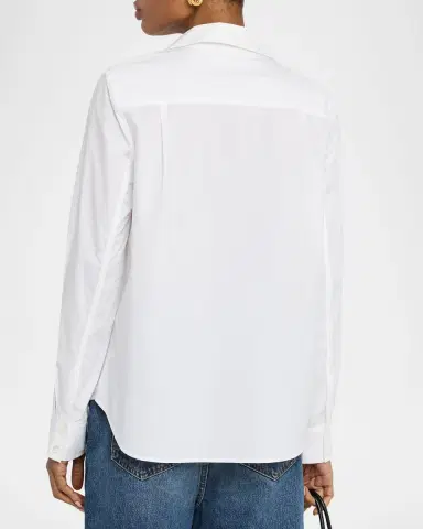 Frame The Low Collar Shirt | Thumbnail 3