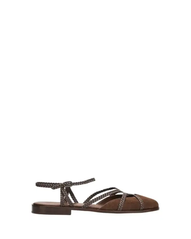 Ranya Braided Suede Sandals