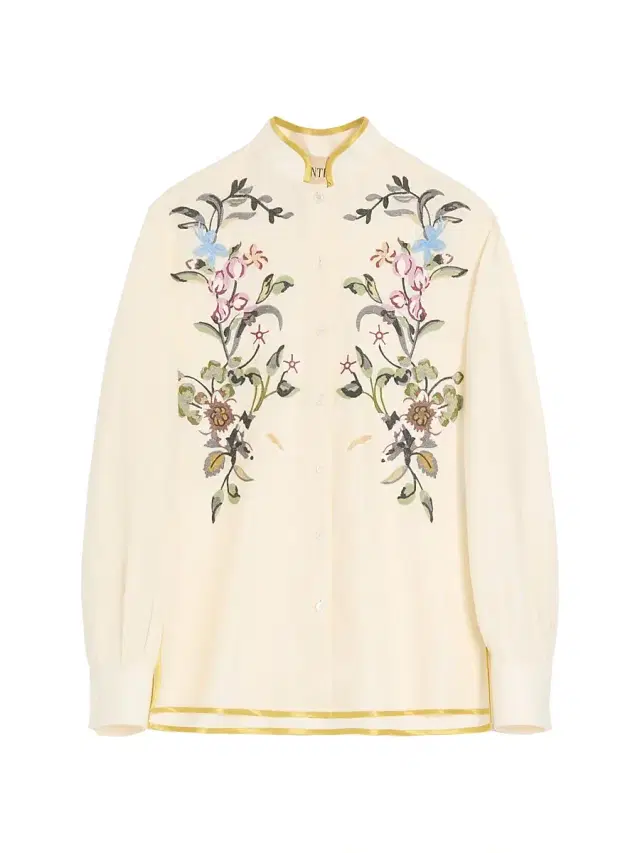 Valentino Garavani Women's Embroidered Linen Shirt -