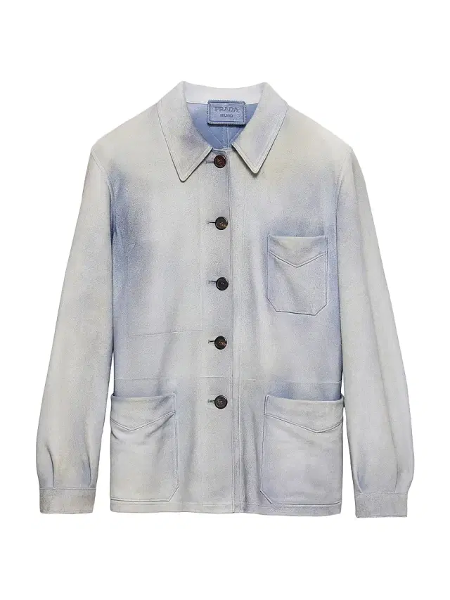 Women's Suede Caban Jacket - Blue