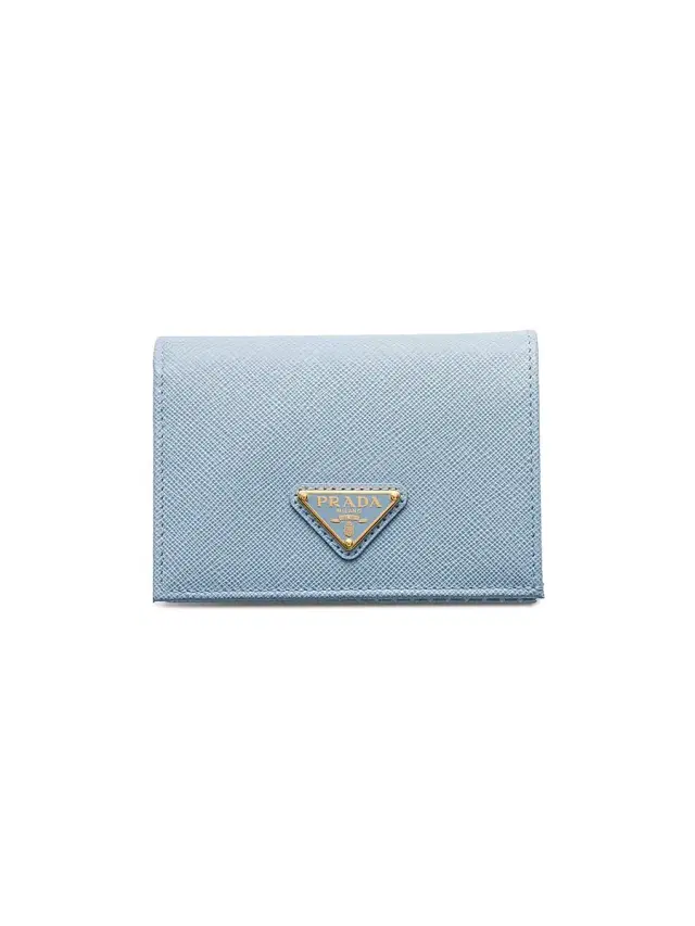 Women's  Saffiano Leather Wallet - Blue