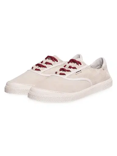 Moncler Men's Vera Leisure Sneakers in Suede - Beige - Size 10 | Thumbnail 2