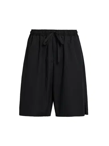 Dolce & Gabbana Men's Logo-Patch Cotton Drawstring Shorts - Nero - Size 38 | Thumbnail 1