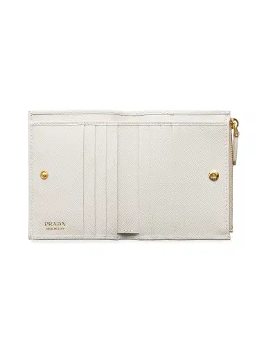 Prada Women's Saffiano Leather Wallet - Beige | Thumbnail 2