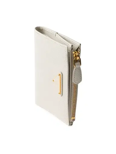 Prada Women's Saffiano Leather Wallet - Beige | Thumbnail 4