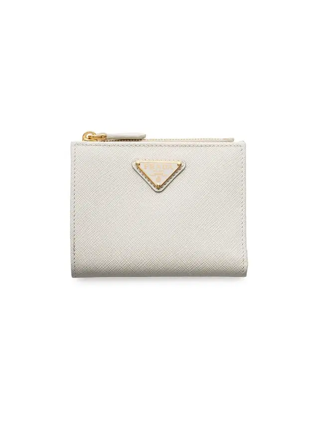 Prada Women's  Saffiano Leather Wallet - Beige