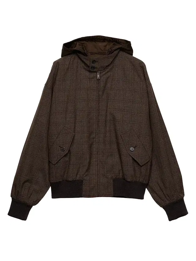 Prada Women's Prince of Wales Checked Wool Jacket - Brown