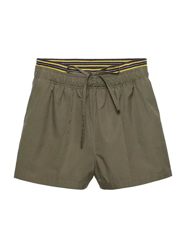 Prada Women's Poplin Shorts - Green