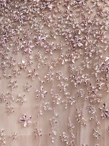 Oscar de la Renta Women's Crystal Floral Tulle Cocktail Dress - Tulip | Thumbnail 7