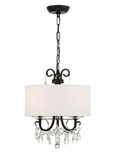 Crystorama Othello 3-Light Ceiling Mount | Thumbnail 3 Crystorama Othello 3-Light Ceiling Mount | Thumbnail 3
