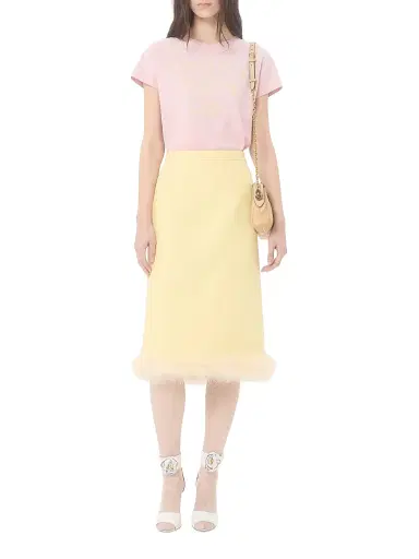 Valentino Garavani Women's Printed Cotton T-Shirt - Pink - Size XXS | Thumbnail 6 Valentino Garavani Women's Printed Cotton T-Shirt - Pink - Size XXS | Thumbnail 6