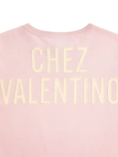 Valentino Garavani Women's Printed Cotton T-Shirt - Pink - Size XXS | Thumbnail 7 Valentino Garavani Women's Printed Cotton T-Shirt - Pink - Size XXS | Thumbnail 7