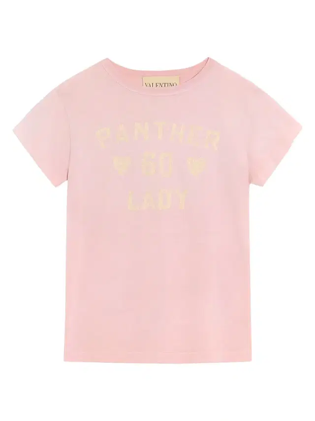 Valentino Garavani Women's Printed Cotton T-Shirt - Pink