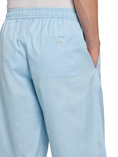 Dolce & Gabbana Men's Micro-Logo Cotton Drawstring Shorts - Dg Piccolo Azzurro - Size 40 | Thumbnail 6
