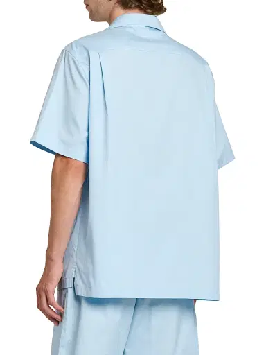 Dolce & Gabbana Men's Micro-Logo Cotton Poplin Short-Sleeve Shirt - Dg Piccolo Azzurro - Size 17.5 | Thumbnail 5 Dolce & Gabbana Men's Micro-Logo Cotton Poplin Short-Sleeve Shirt - Dg Piccolo Azzurro - Size 17.5 | Thumbnail 5