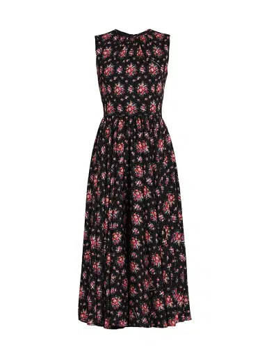 Dolce & Gabbana Women's Floral Silk-Blend Midi-Dress | Thumbnail 1 Dolce & Gabbana Women's Floral Silk-Blend Midi-Dress | Thumbnail 1