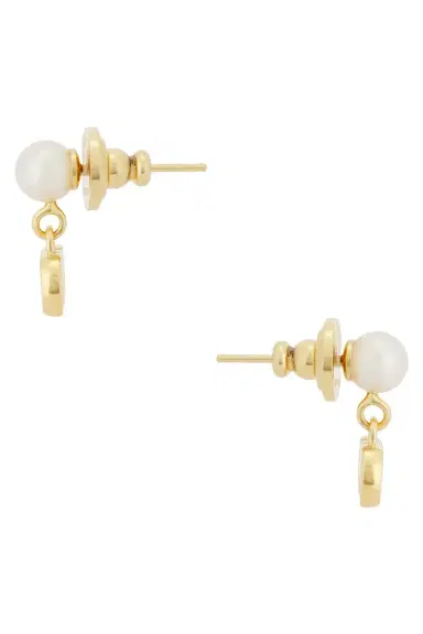 Valentino Garavani VLogo Signature Pearl Earrings | Thumbnail 3