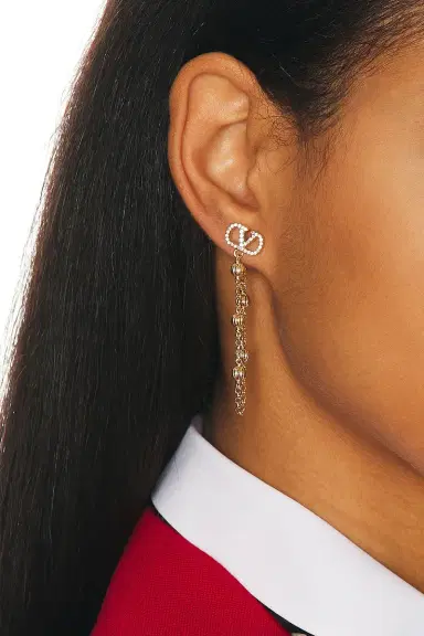 Valentino Garavani VLogo Signature Earrings | Thumbnail 2
