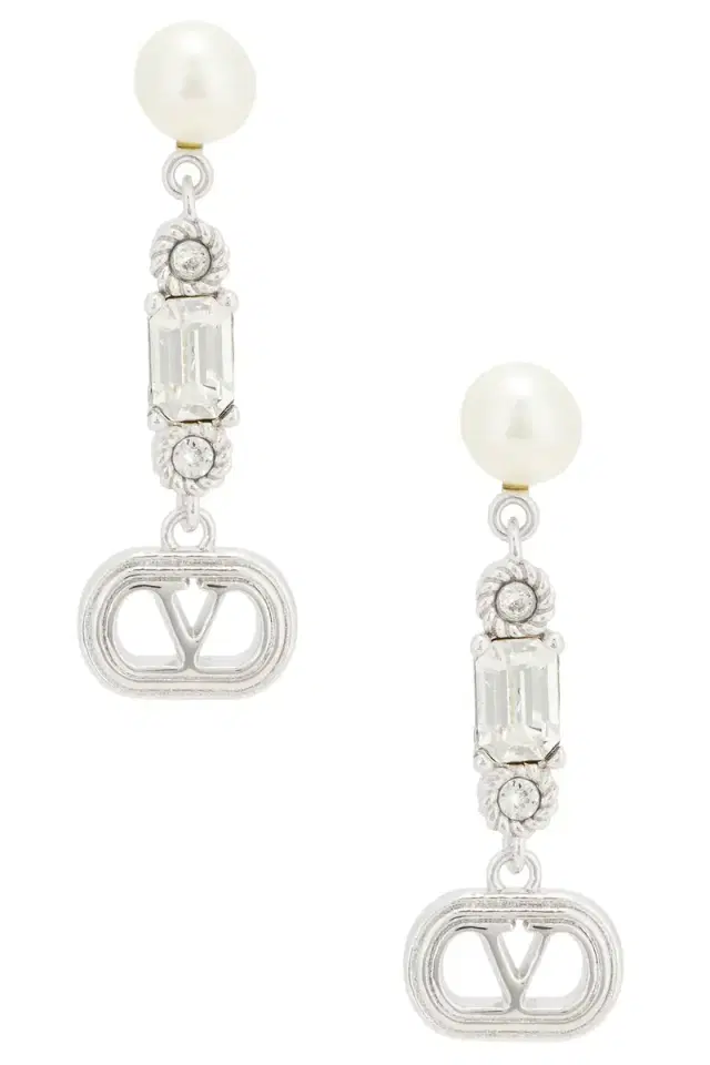 Valentino Garavani Ovalette Perla Earrings