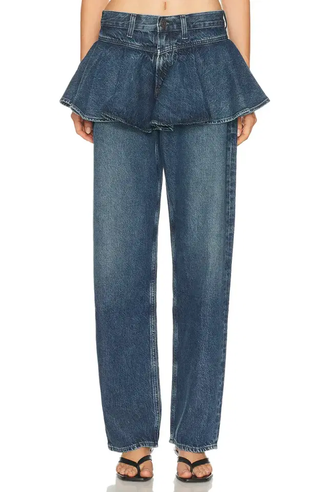 AGOLDE Peplum Jeans