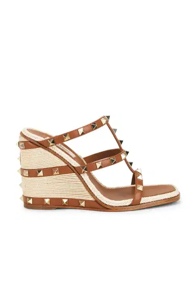 Valentino Garavani Rockstud Espadrille Mule | Thumbnail 1 Valentino Garavani Rockstud Espadrille Mule | Thumbnail 1