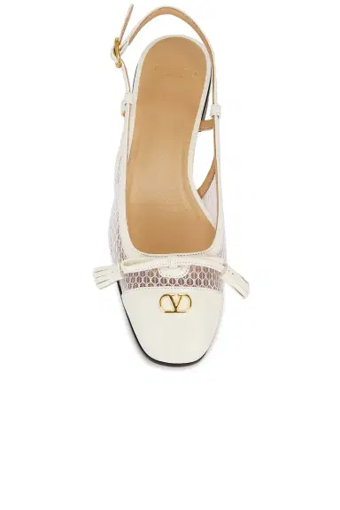 Valentino Garavani Valet Du Roi Mesh Ballerina | Thumbnail 4