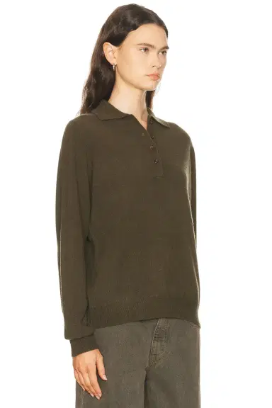Sprwmn Polo Sweater | Thumbnail 2 Sprwmn Polo Sweater | Thumbnail 2