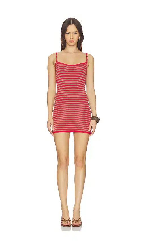 Tiger Mist Reverie Knit Beaded Mini Dress