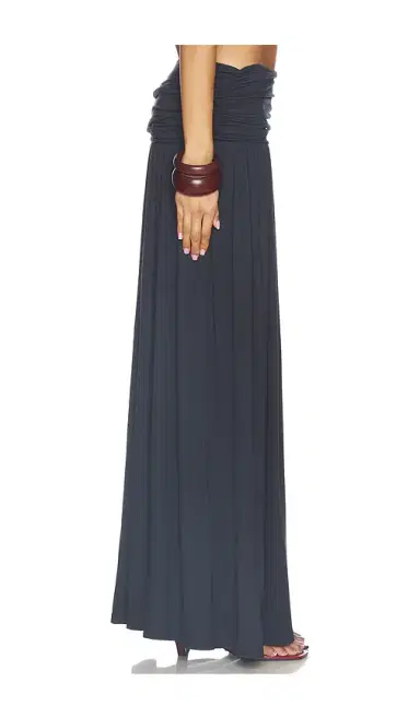SEVEN WONDERS Avanni Ruched Low Waist Maxi Skirt | Thumbnail 2