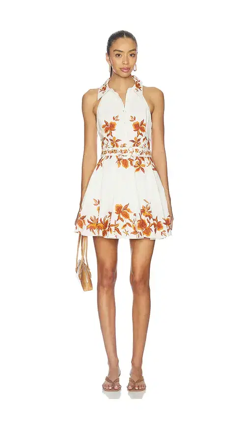 HEMANT AND NANDITA Short Dress With Buckle Belt
