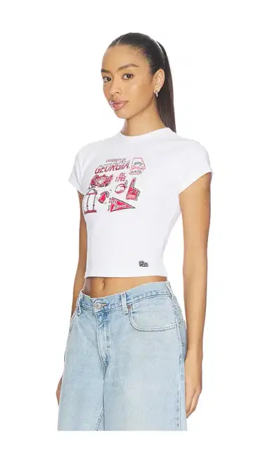 Hype and Vice University Of Georgia Baby Tee | Thumbnail 2