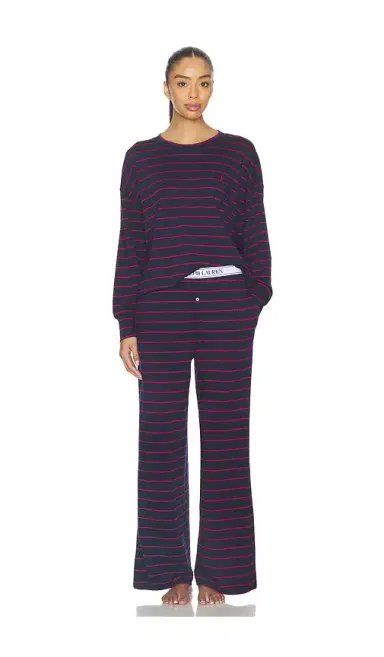 Polo Ralph Lauren Intimates Crew Neck Wide Leg Pant Set | Thumbnail 1